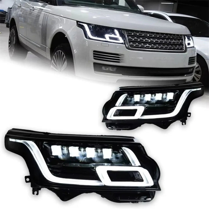 Car Craft Compatible With Land Range Rover Vogue L405 2013-2017 Car Front Upgraded Head Light Lamp Xenon Headlight Retrofit Upgrade Modified Led Drl Hid 2022 Style