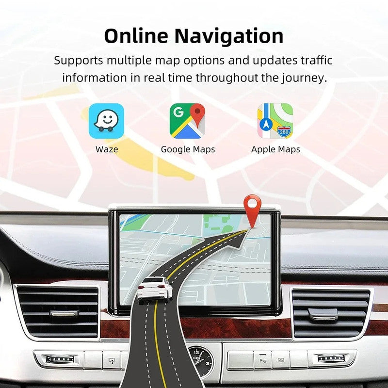 Car Craft Compatible With Audi A8 2010-2018 Upgrade To Wireless Apple Carplay Android Auto Adapter Carplay Box With Screeen Mirror Link Google Maps Mmi 3g A8 10 - CAR CRAFT INDIA
