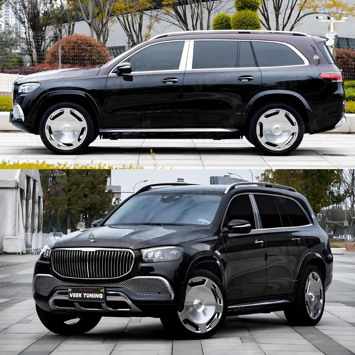 Car Craft Compatible With Mercedes G Class Glc Gle Gls G Wagon W464 W463 W465 W254 X254 W166 X166 W167 X167 Forged Alloy Wheel Macwheel Rim Maybach Style Front 21x10 Rear 21x11 Et Front 40 Rear 42 Pcd Front 5/112 Cb 66.5 21 Inch