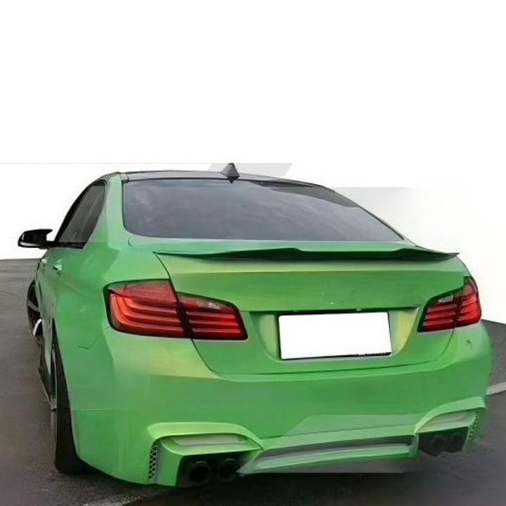 Car Craft Compatible With Bmw 5 Series F10 2010-2017 Rear Bumper Upgrade Convert To M Sport M4 Bodykit Body Kit Rear After Lip Diffuser CC-10680