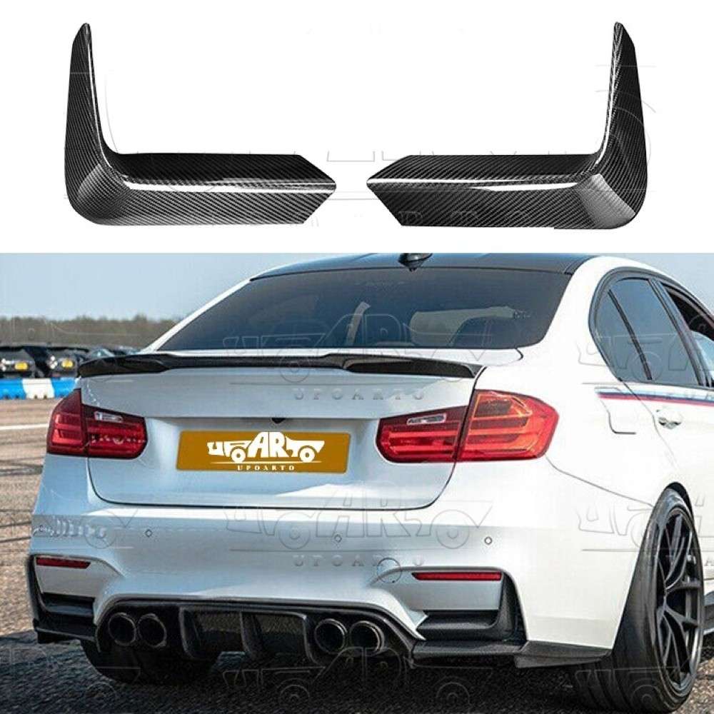 Car Craft Compatible With Bmw 3 Series F80 F82 M3 M4 2012-2018 Rear Bumper After Lip Splitter Skirts Diffuser Trim Ar-bm-0182 Cf Carbon Fiber Look - CAR CRAFT INDIA