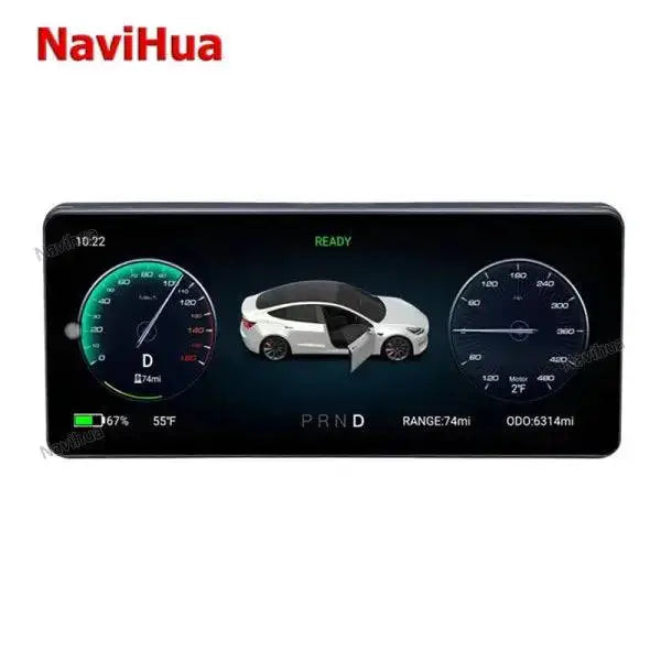 8.8 Inch Android Car LCD Dashboard Instrument Panel Smart