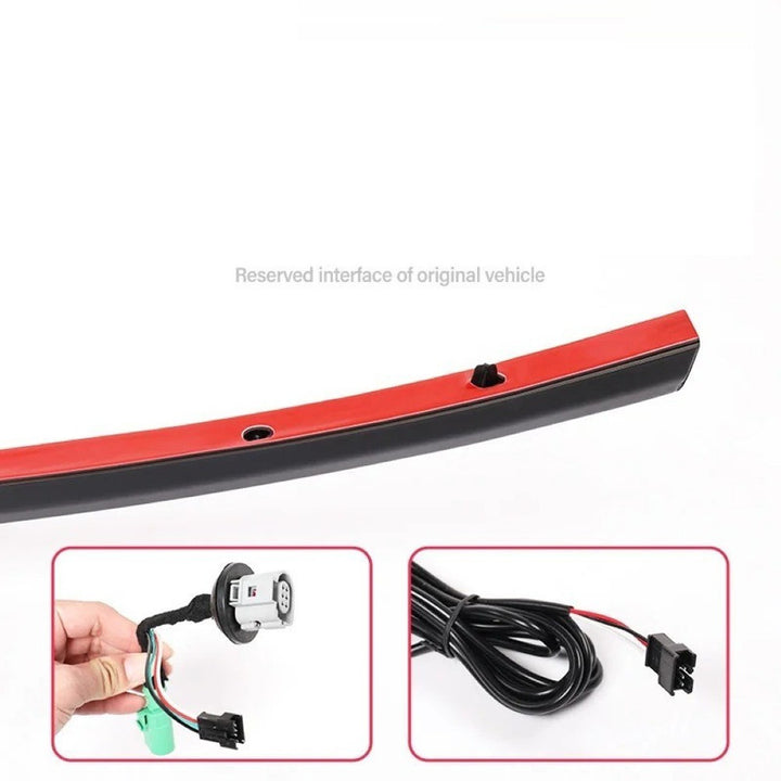 Car Craft Compatible With Audi A6 C8 2019-2025 Car Rear Upgraded Tail Light Lamp Xenon Taillight Retrofit Upgrade Modified Led Drl Hid Brake Light, Warning Light Centre Bar Black