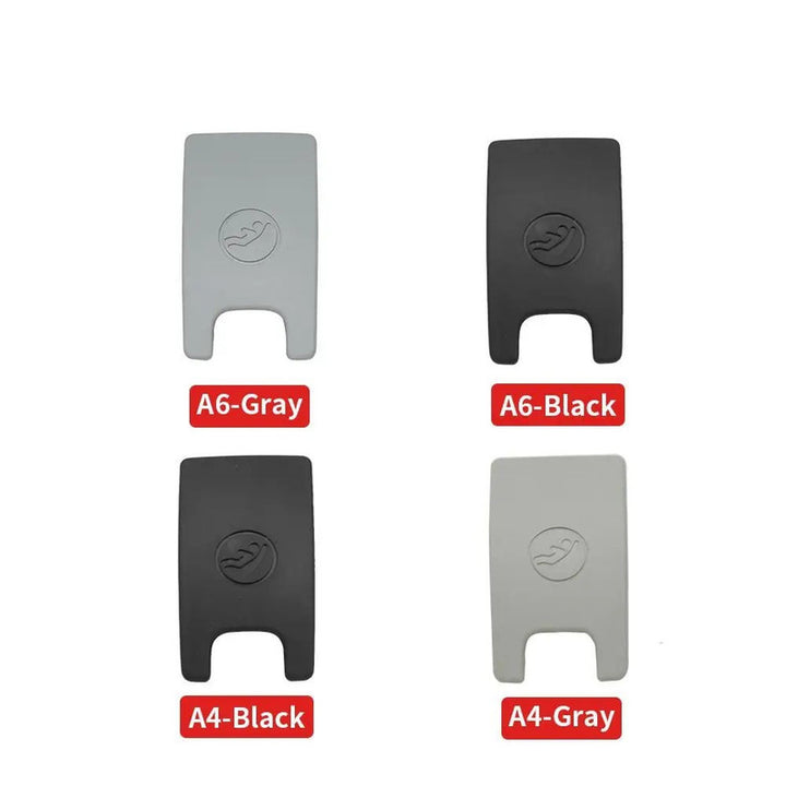 Car Craft Compatible With Audi A4 2008-2016 A6 2013-2018 Child Seat Belt Lock Cover Isofix Cover Gray CC-8928