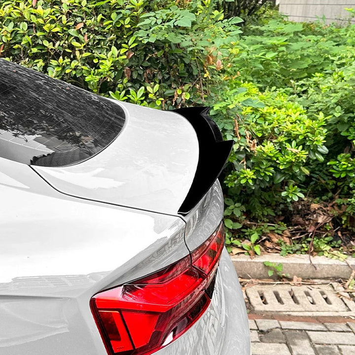 Car Craft Compatible With Audi A5 F5 Sportback Four-door 2017-2024 Rear Trunk Boot Roof Wing Lip Spoiler Splitter Skirts M4 Blade Style Zst-871 Gb Glossy Black