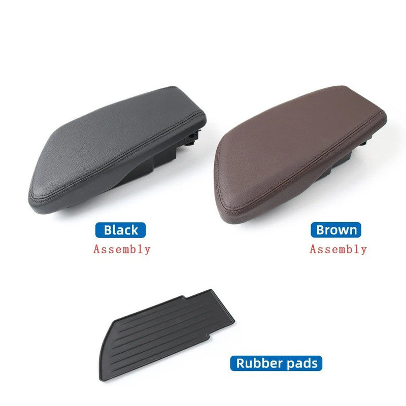 Car Craft Compatible With Bmw X1 F48 F49 2016-2024 Car Central Control Armrest Box Storage Box Assembly 51169359963 Brown For LHD Car USA CC-8979