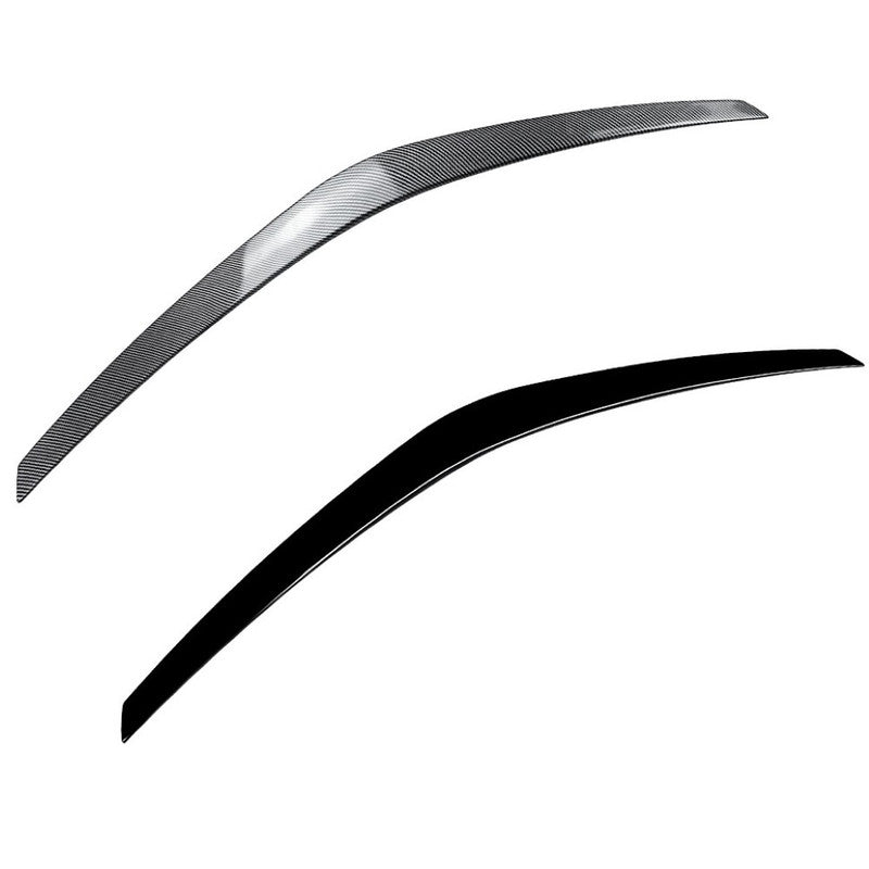 Car Craft Compatible With Mercedes Benz E Class Coupe 2009-2016 Rear Trunk Boot Roof Wing Lip Spoiler Splitter Skirts Zst-959 Glossy Black