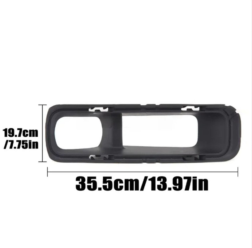 Car Craft Compatible With Range Land Rover Defender 90/110 L663 Lr129997 2020+ Front Bumper Fog Lamp Light Grill Cover Frame Trim Bracket - CAR CRAFT INDIA