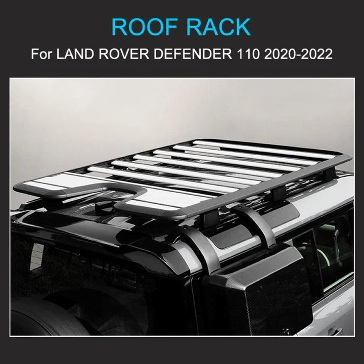 Car Craft Compatible With Range Land Rover Defender 110 L663 Lr129997 2020+ Roof Rail Rack Bars Luggage Rack Carrier Bar 4 Door 110 Silver - CAR CRAFT INDIA