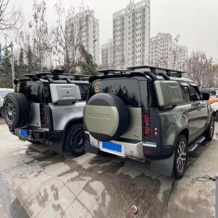 Car Craft Compatible With Range Land Rover Defender 90/110 L663 Lr129997 2020+ Rear Roof Top Wing Lip Spoiler Splitter Skirt Boot Glossy Black B - CAR CRAFT INDIA
