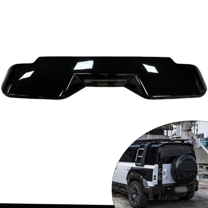 Car Craft Compatible With Range Land Rover Defender 90/110 L663 Lr129997 2020+ Rear Roof Top Wing Lip Spoiler Splitter Skirt Boot Glossy Black C - CAR CRAFT INDIA