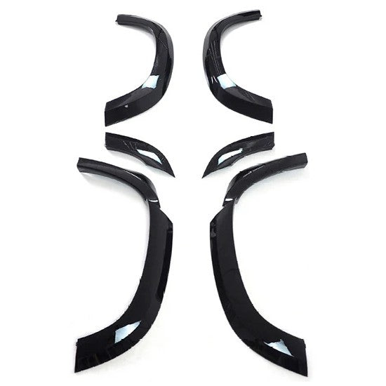Car Craft Compatible With Range Land Rover Defender 90 L663 Lr129997 2020+ Wide Style Body Kit Upgrade Wheel Arches Extension Trims 2 Door 90 Glossy Black - CAR CRAFT INDIA
