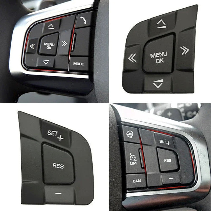 Car Craft Compatible With Jagur Xf Xe F-pace 2015-2019 Land Range Rover Discovery Sports 2015-2019 Car Steering Wheel Switch Button Left Lr095538-q2