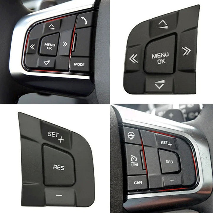 Car Craft Compatible With Jaguar Xf Xe F-pace 2015-2019 Land Range Rover Discovery Sports 2015-2019 Car Steering Wheel Switch Button Left Lr095538-q2