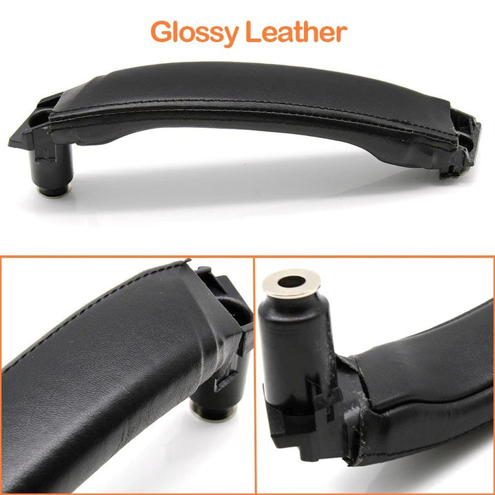 Car Craft Compatible With Land Range Rover Discovery Sport 2015-2019 Lr076161 Car Interior Door Leather Pull Handle Glossy Black Left Lr076151