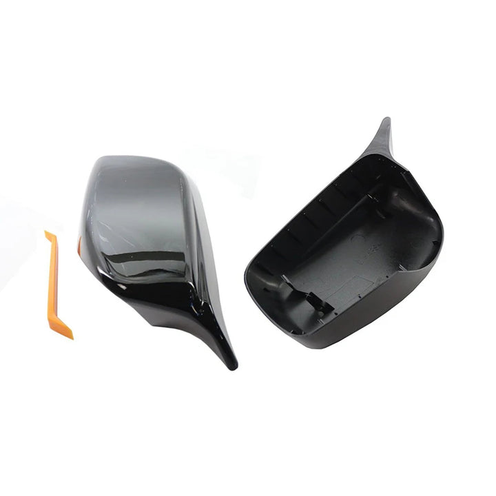 Car Craft Compatible With Bmw 5 Series E60 E61 6 Series E63 E64 2004-2009 M3 M4 M5 M6 M7 Side Rear View Case Door Wing Cap Shell Housing Mirror Covers Carbon Fiber Look - CAR CRAFT INDIA