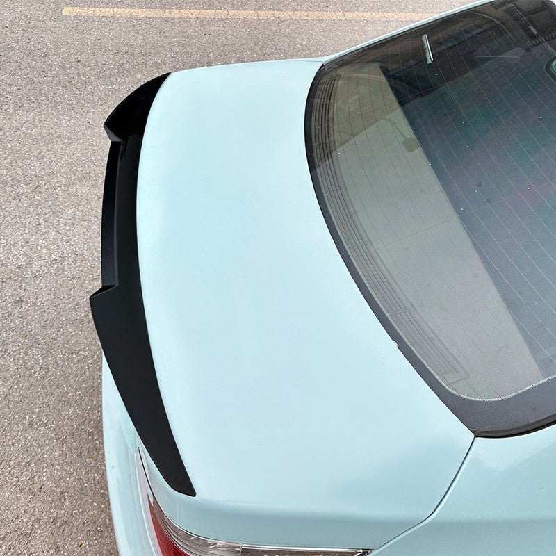 Car Craft Compatible With Bmw 5 Series E60 2004-2010 Rear Trunk Boot Roof Wing Lip Spoiler Splitter Skirts M4 Style Zst-928 Cf Carbon Fiber Look