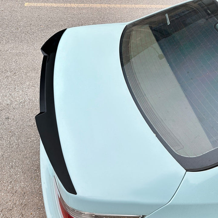 Car Craft Compatible With Bmw 5 Series E60 2004-2010 Rear Trunk Boot Roof Wing Lip Spoiler Splitter Skirts M4 Style Zst-928 Cf Carbon Fiber Look