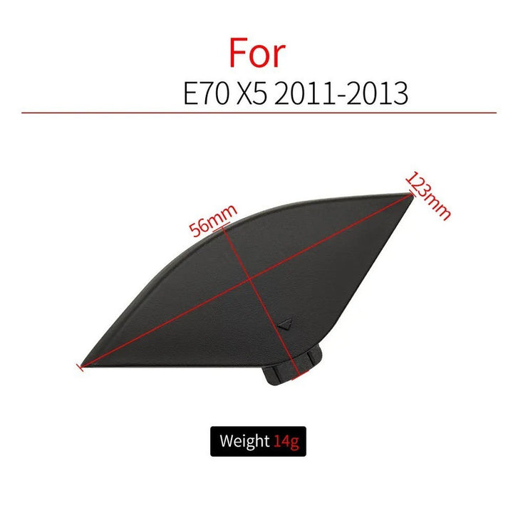 Car Craft Compatible With Bmw X5 E70 Lci 2011-2014 Front Bumper Tow Hook Towing Tochan Trailer Cover 51117222744 Unpainted - CAR CRAFT INDIA