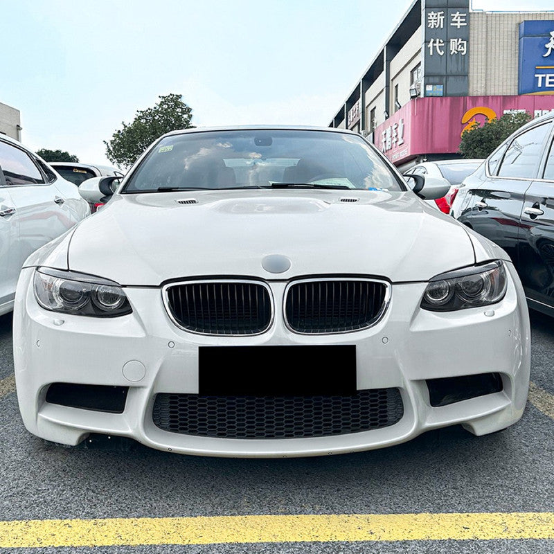 Car Craft Compatible With Bmw 3 Series Lci E90 E91 E92 2007-2011 Headlight Lamp Eyebrow Eyelids Splitter Skirst Carbon Fiber Look Zst-534 Cf