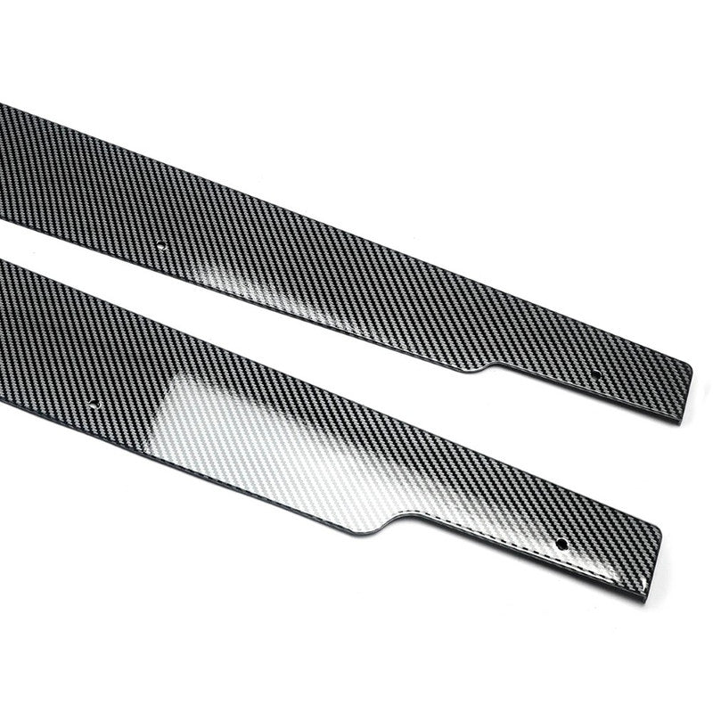 Car Craft Compatible With Bmw 3 Series E90 E91 E92 2005-2012 Side Skirt Extension Splitter Mp Style Ar-bm-0276 Cf Carbon Fiber Look CC-8558 - CAR CRAFT INDIA