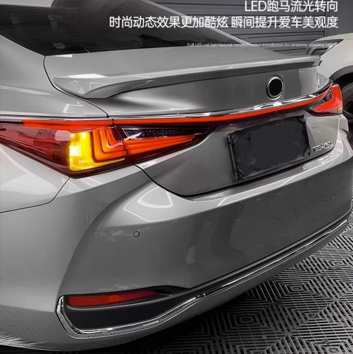 Car Craft Compatible With Lexus Es 200 250 300 2018-2024 Car Led Cross Signal Reversing Parking Lights Rear Upgraded Tail Light Lamp Xenon Taillight Retrofit Upgrade Modified Led Drl Hid Centre Bar - CAR CRAFT INDIA