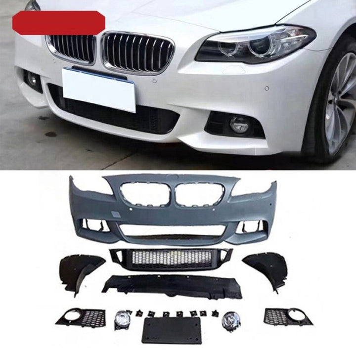 Car Craft Compatible With Bmw 5 Series F10 2010-2017 Front Bumper Upgrade Convert To Msports Mt M Tech Style Bodykit