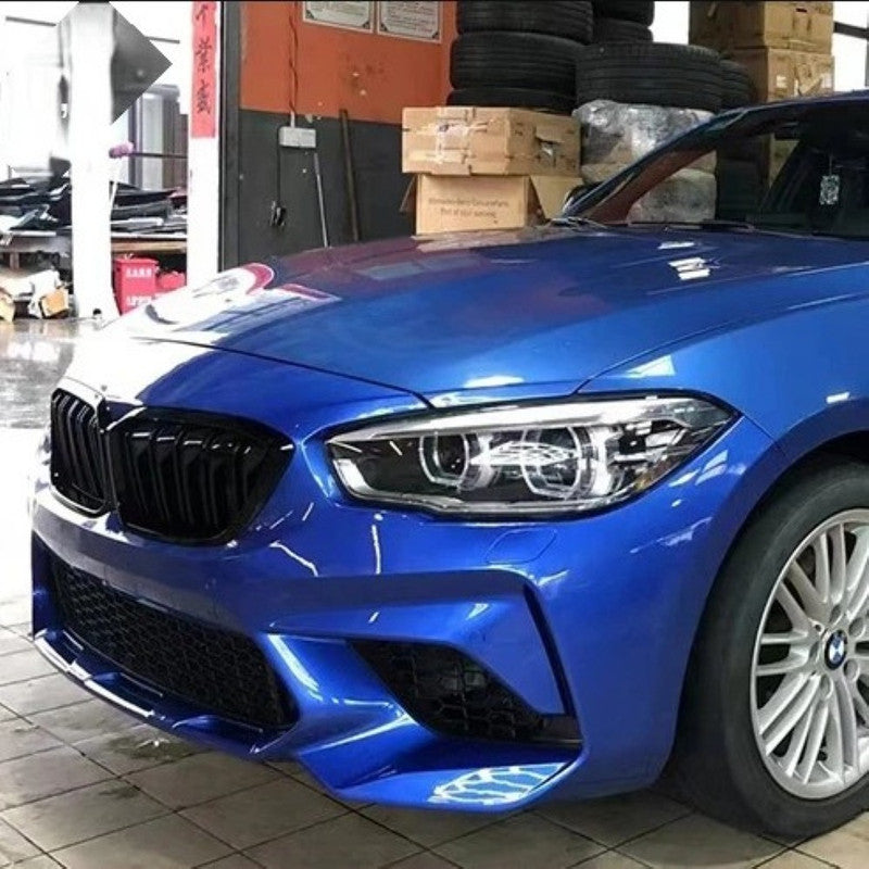 Car Craft Compatible With Bmw 1 Series F20 2012-2014 Front Bumper Upgrade Convert To F20 M2c Bumper Gril Bodykit