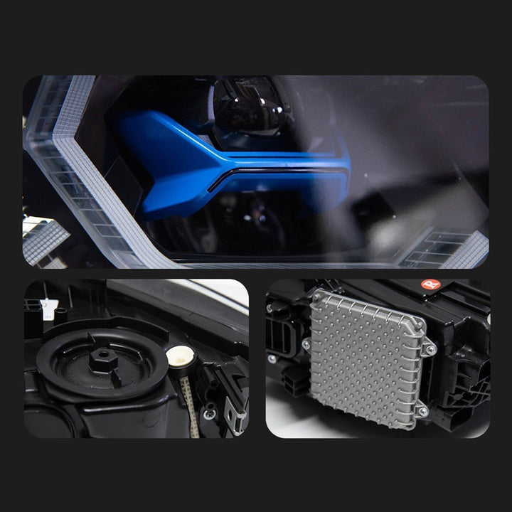 Car Craft Compatible With Bmw 3 Series F30 Lci 2016-2019 Car Front Upgraded Head Light Lamp Xenon Headlight Retrofit Upgrade Matrix Modified Led Drl Hid