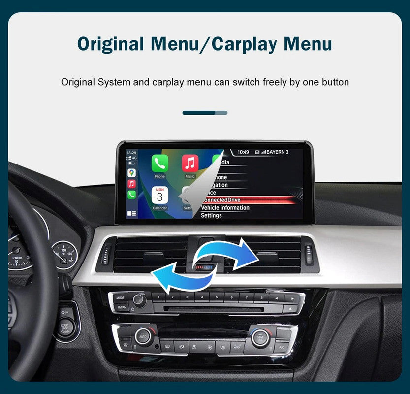 Car Craft Compatible With Bmw 3 Series F30 F34 2012-2016 4 Series F32 2012-2016 Android Multimedia Infotainment Touchscreen Dvd Player 4gb+64gb 12.25 Inch Nbt