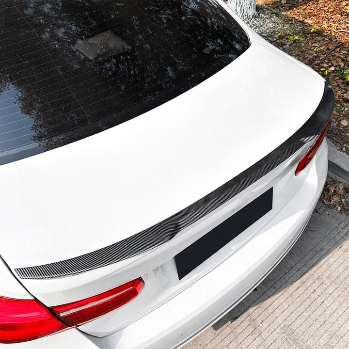 Car Craft Compatible With Bmw 3 Series F30 F80 M3 M4 2012-2019 Rear Trunk Boot Roof Wing Lip Spoiler Splitter Skirts Zst-647 Glossy Black