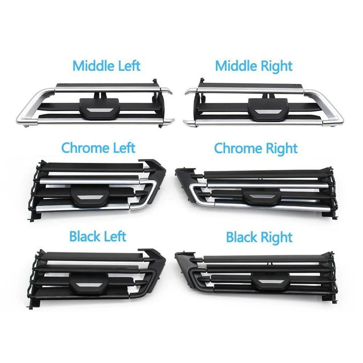 Car Craft Compatible With Bmw X5 X6 X7 G05 G06 G07 2019-2022 Car Dashboard A/c Air Outlet Vent Paddle Clip Ac Vent Grill Clip Slider Repair Kit 64229399474 Left Chrome