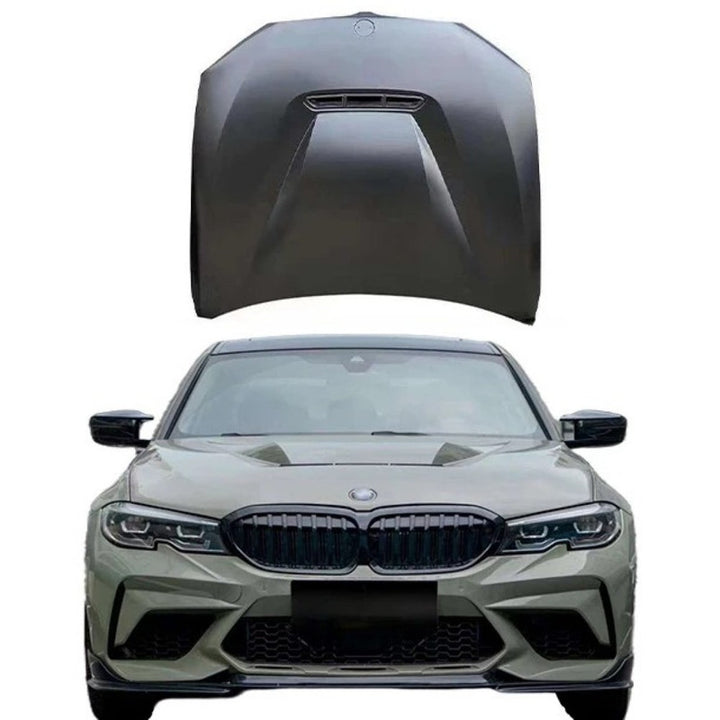 Car Craft Compatible With Bmw 3 Series G20 G28 2019-2024 M Performance M Sports Mt M3 Engine Bonnet Hood Upgrade Cs Aluminum