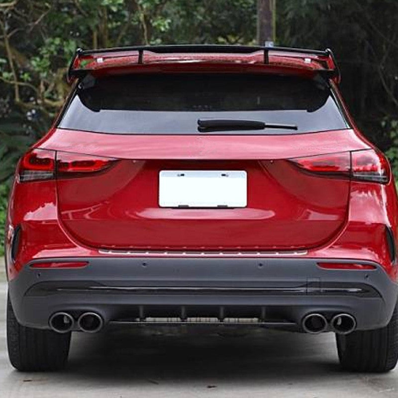 Car Craft Compatible With Mercedes Benz Gla H247 2020-2025 Amg Rear Bumper Lip Skirt Splitter Diffuser