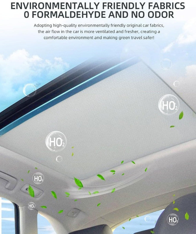 Car Craft Compatible With Mini Cooper R55 R56 2007-2014 Car Panoramic Sunroof Curtain Roof Roller Blinds Shade Cloth Curtain Assembly Rear 54102755849 Jlhe011zh Black