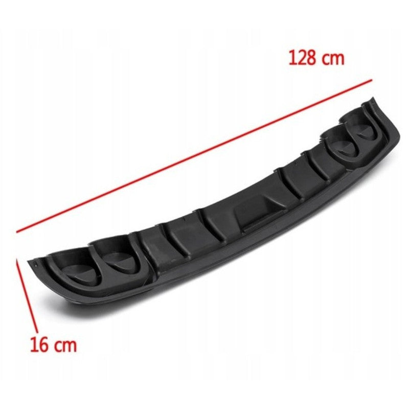 Car Craft Compatible With Skoda Octavia Iii 2017-2019 Rs Vrs Style Rear Bumper Afetr Rear Lip Diffuser Skirts Splitter Tips