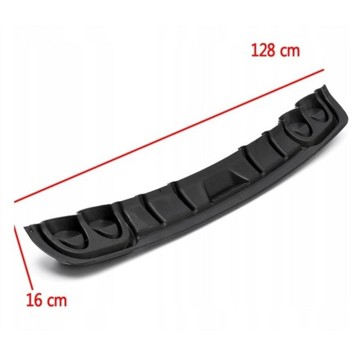 Car Craft Compatible With Skoda Octavia Iii 2017-2019 Rs Vrs Style Rear Bumper Afetr Rear Lip Diffuser Skirts Splitter Tips