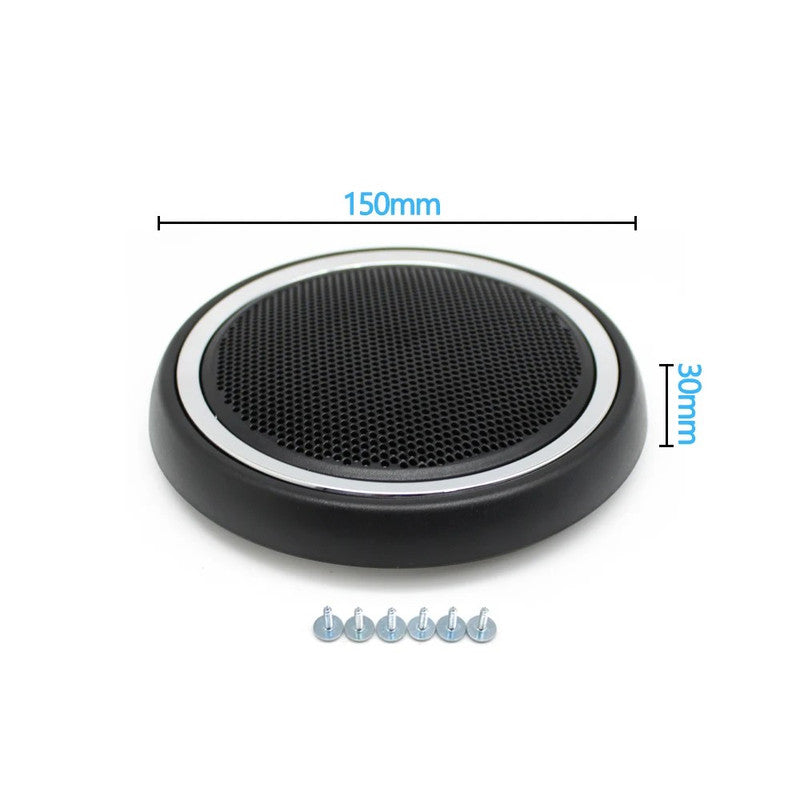 Car Craft Compatible With Mini Cooper Clubman R55 08-14 R58 12-15 R56 07-14 R57 09-15 R59 12-14 R56 N 09-13 Car Front Door Woofer Speaker Grill Cover 51412753066 Black