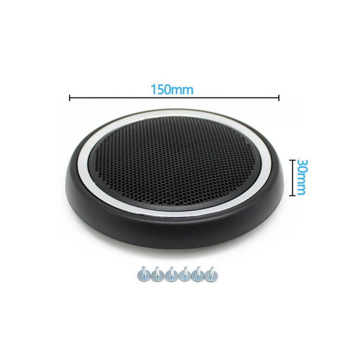 Car Craft Compatible With Mini Cooper Clubman R55 08-14 R58 12-15 R56 07-14 R57 09-15 R59 12-14 R56 N 09-13 Car Front Door Woofer Speaker Grill Cover 51412753066 Black