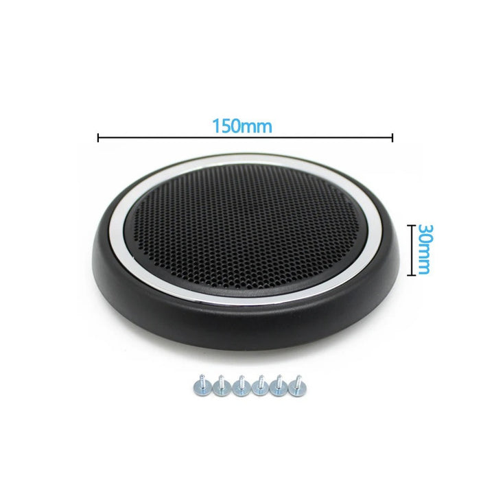Car Craft Compatible With Mini Cooper Clubman R55 08-14 R58 12-15 R56 07-14 R57 09-15 R59 12-14 R56 N 09-13 Car Front Door Woofer Speaker Grill Cover 51412756567 Piano Black
