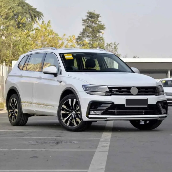 Car Craft Compatible With Vw Volkswagen Tiguan 2016-2019 Upgrade Facelift Convert To R Line Style Front Bumper Show Grill
