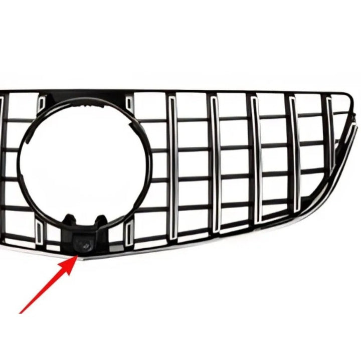 Car Craft Compatible With Mercedes Benz E Class Coupe W207 Lci 2014-2016 Car Front Racing Bumper Show Grille Gtr Silver - CAR CRAFT INDIA