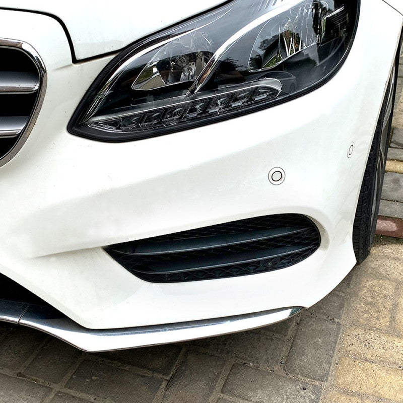 Car Craft Compatible With Mercedes Benz E Class Lci W212 2012-2015 Front Bumper Fog Lamp Light Grill Cover Frame