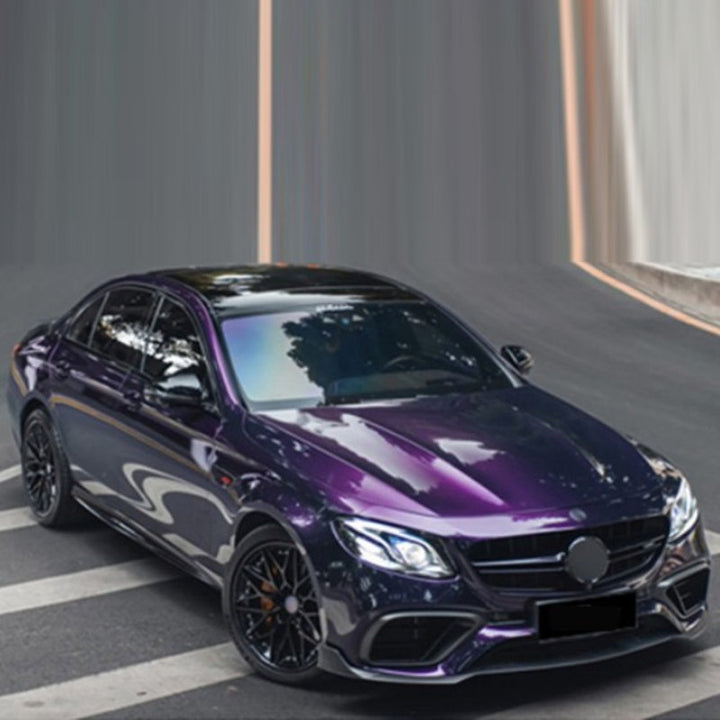 Car Craft Compatible With Mercedes Benz E Class W213 2016-2019 Amg E63 Car Upgrade To E63 Amg Brabus Bbs Bodykit Front After Lip Diffuser Exhaust Tips Fog Gril Cover