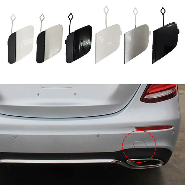 Car Craft Compatible With Mercedes Benz E Class W213 2017-2020 Rear Bumper Tow Hook Towing Tochan Trailer Cover 2138853701 Unpainted Mdoel A - CAR CRAFT INDIA