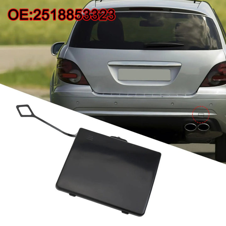 Car Craft Compatible With Mercedes Benz R Class W251 2010-2013 Rear Bumper Tow Hook Towing Tochan Trailer Cover 2518853323 Unpainted - CAR CRAFT INDIA