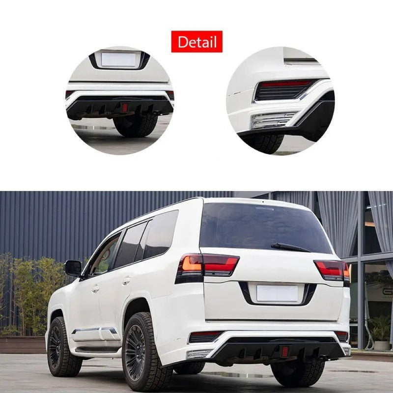 Car Craft Compatible With Toyota Land Cruiser Lc300 Lc 300 2021+ Upgrade Facelift Convert To Lc300 Wald Style Bodytkit Front Rear Bumper Grill Skirt Splitter Wheel Lip Arch F176