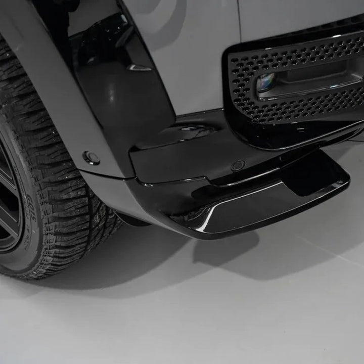 Car Craft Compatible With Range Land Rover Defender L663 2020-2025 90 110 130 Upgrade Convertion Bodykit Urban U Style Front Bumper Lip Splitter Skirt Trim
