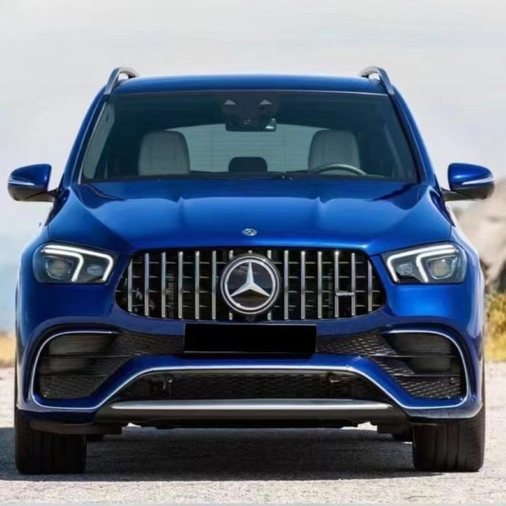 Car Craft Compatible With Mercedes Benz Gle W167 2019-2024 Upgrade Convert To Gle63 Amg Bodykit Front Rear Bumper Grill Diffuser Exhaust Tip Pipe Skirt Trim Wheel Arch