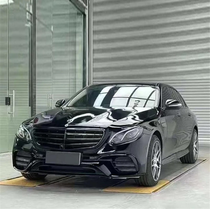 Car Craft Compatible With Mercedes Benz E Class W213 2016-2020 Upgrade Facelift Convert To Amg E63 Amg63 Bodykit Front Bumper Skirt Trim Gc W213 C238-005